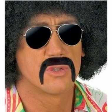 Goedkoop  Hulk Hogan snor zwart carnavalskleding