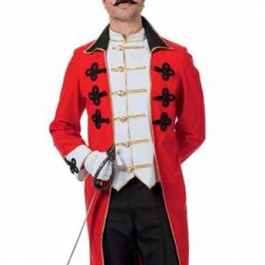 Goedkoop  Lange garde soldaat jas rood carnavalskleding