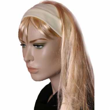 Goedkoop  Lycra haarband geel carnavalskleding