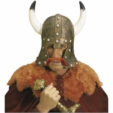 Goedkoop  Rode nep snor carnavalskleding