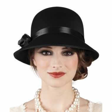 Goedkoop  Vintage dames hoeden zwart carnavalskleding