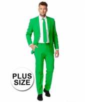 Goedkoop big size heren carnavalskleding groen
