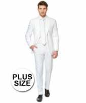 Goedkoop big size heren carnavalskleding wit