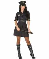 Goedkoop carnaval politie carnavalskleding zwart dames
