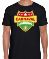 Goedkoop carnaval verkleed t-shirt limburg zwart heren carnavalskleding
