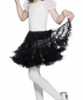 Goedkoop carnavalskleding halloween zwarte heksen rokken tutus verkleedaccessoire meisjes kinderen 10123181