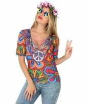 Goedkoop carnavalskleding hippie shirt 10078275