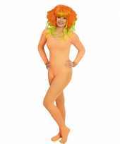 Goedkoop carnavalskleding oranje panty dames