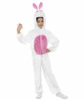 Goedkoop carnavalskleding wit konijn haas kinderen