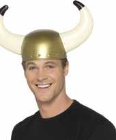 Goedkoop gouden viking helm volwassenen carnavalskleding
