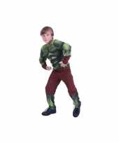 Goedkoop groene superheld carnavalskleding kinderen