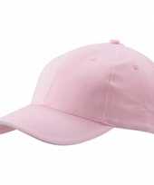 Goedkoop lichtroze baseball cap carnavalskleding