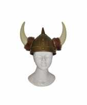 Goedkoop plastic vikingen helm carnavalskleding