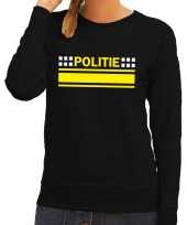 Goedkoop politie logo sweater zwart dames carnavalskleding