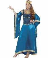 Goedkoop prinsessen jurk blauw carnavalskleding