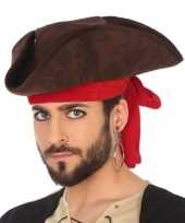 Goedkoop verkleedaccessoires piraten hoed volwassenen carnavalskleding